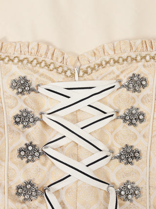 Damen Oktoberfest Dirndl Kleid | Knielänge