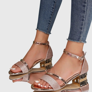 Damen Sandalen mit Offenen Zehen | Blockabsatz