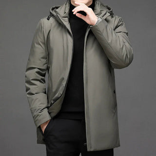 Men winter jacket | With hood and functional design