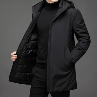 Men winter jacket | With hood and functional design