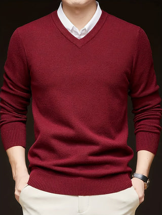 Men's Winter Sweater | V-Neck