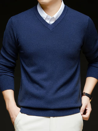 Men's Winter Sweater | V-Neck