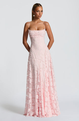 Damen Elegantes Abendkleid mit Spaghettiträgern | Maxi