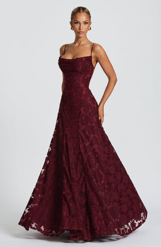 Damen Elegantes Abendkleid mit Spaghettiträgern | Maxi