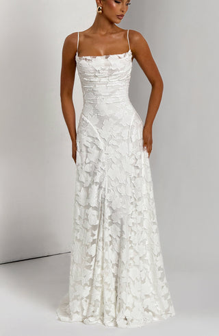 Damen Elegantes Abendkleid mit Spaghettiträgern | Maxi
