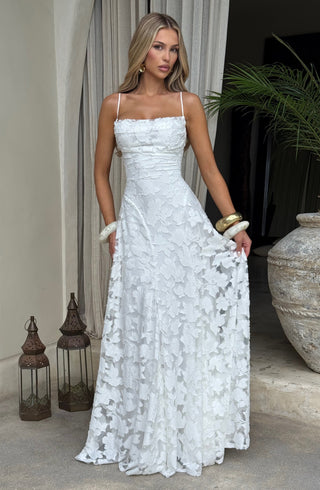Damen Elegantes Abendkleid mit Spaghettiträgern | Maxi