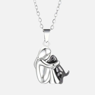 Collier pendentif pour amoureux des chiens | Design câlin