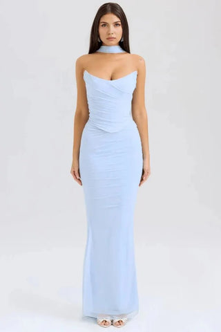 Damen Trägerloses Abendkleid | Maxi