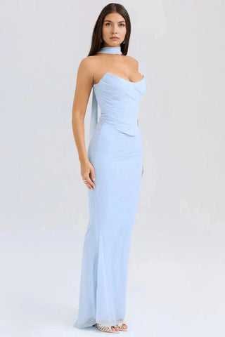 Damen Trägerloses Abendkleid | Maxi