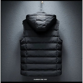 Chaleco acolchado para hombre con capucha | Casual