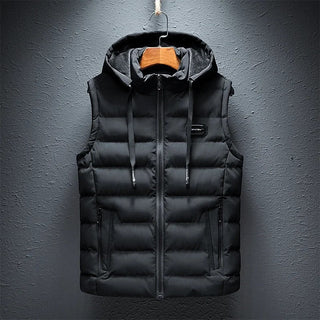 Chaleco acolchado para hombre con capucha | Casual