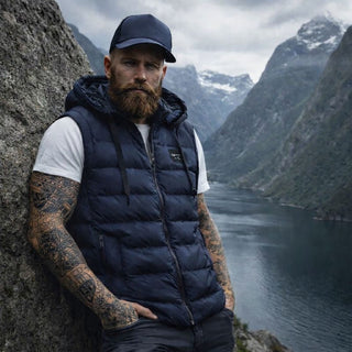 Veste matelassée pour homme avec capuche | Décontractée