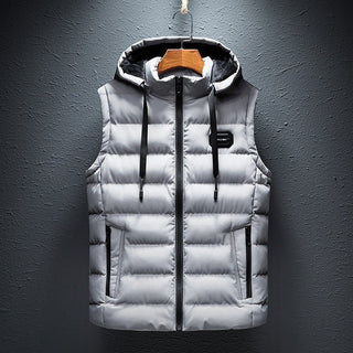 Chaleco acolchado para hombre con capucha | Casual