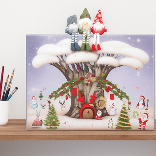 Adventskalender Wichtel Set | Weihnachtsdeko Figuren