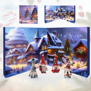 Adventskalender Wichtel Set | Weihnachtsdeko Figuren