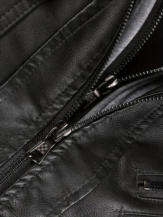Chaqueta biker para hombre | Con capucha