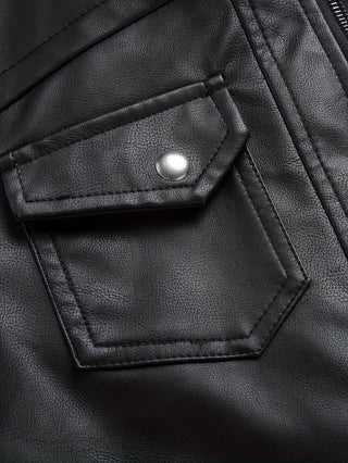 Chaqueta biker para hombre | Con capucha