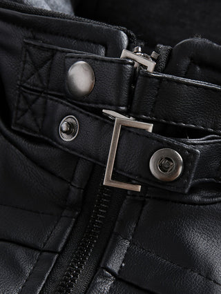 Chaqueta biker para hombre | Con capucha