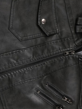Chaqueta biker para hombre | Con capucha
