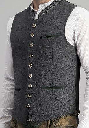 Herren Elegante Trachtenweste | V-Ausschnitt