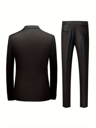 Herren Eleganter Anzug | Reverskragen