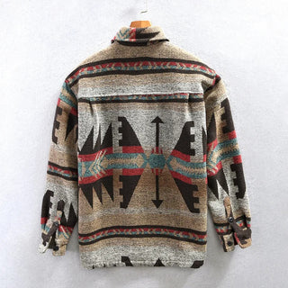 Herren Ethno Hemdjacke | Langarm