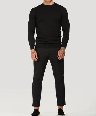Herren Feinstrick Strickpullover | Rundhalsausschnitt