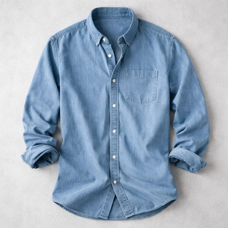Herren Freizeit Jeanshemd | Langarm