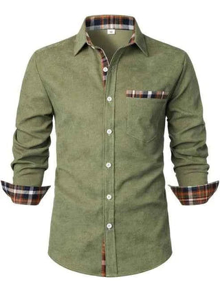 Chemise homme à carreaux avec boutons | Décontracté