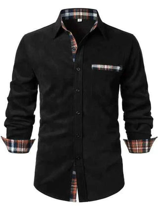 Chemise homme à carreaux avec boutons | Décontracté