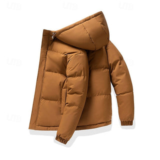 Herren Gesteppte Winterjacke | Mit Kapuze