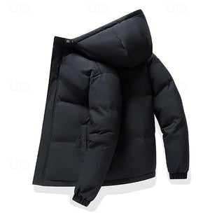 Herren Gesteppte Winterjacke | Mit Kapuze