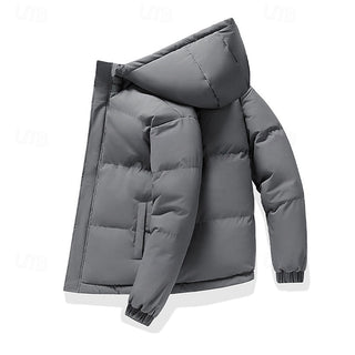 Herren Gesteppte Winterjacke | Mit Kapuze
