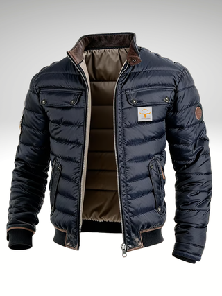 Herren Gesteppte Winterjacke | Stehkragen