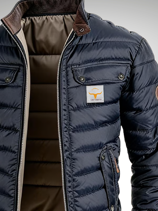 Herren Gesteppte Winterjacke | Stehkragen