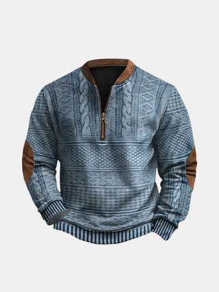 Herren Half-Zip Pullover | Stehkragen