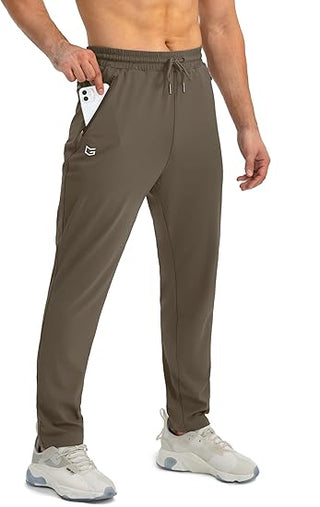 Herren Jogginghose Schmal Zulaufend Mit Tunnelzug – Grau 2