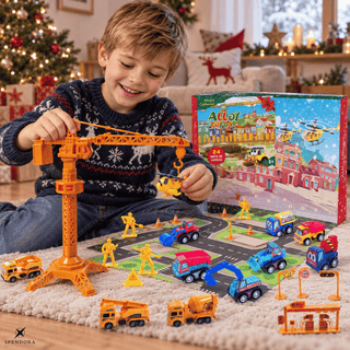 Kinder Adventskalender Spielzeug | Baustellen Fahrzeuge