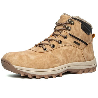 Herren Klassische Winter Boots Profilsohle – Khaki