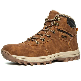 Herren Klassische Winter Boots Profilsohle – Braun