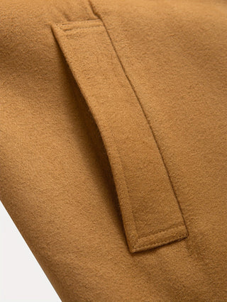 Manteau d’hiver long pour homme | Col à revers