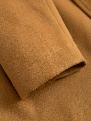 Manteau d’hiver long pour homme | Col à revers