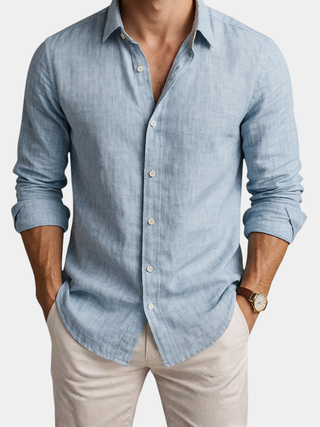 Herren Freizeithemd Sommer | Langarm