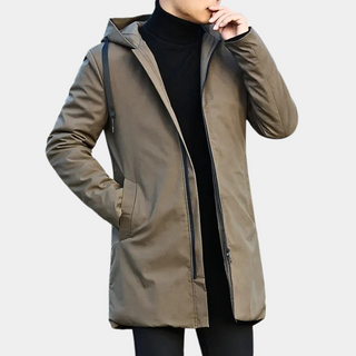 Herren Elegante Regenjacke Winter | Kapuze