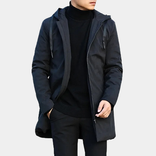Herren Elegante Regenjacke Winter | Kapuze