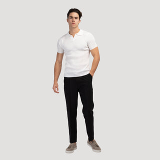 Herren Poloshirt Gerippt | Kurzarm