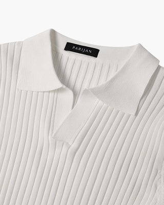 Herren Poloshirt Gerippt | Kurzarm