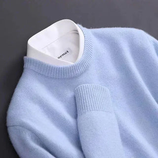 Herren Rundhals Pullover | Langarm