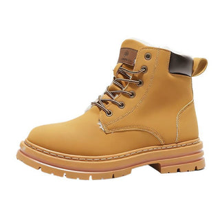 Herren Schnür Winterstiefel Plateau – Detailansicht