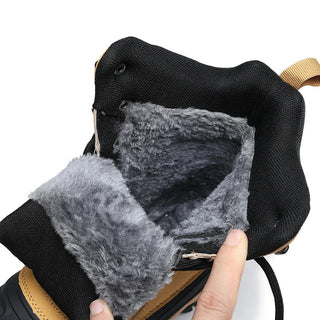 Botas de invierno de cordones para hombre | impermeables